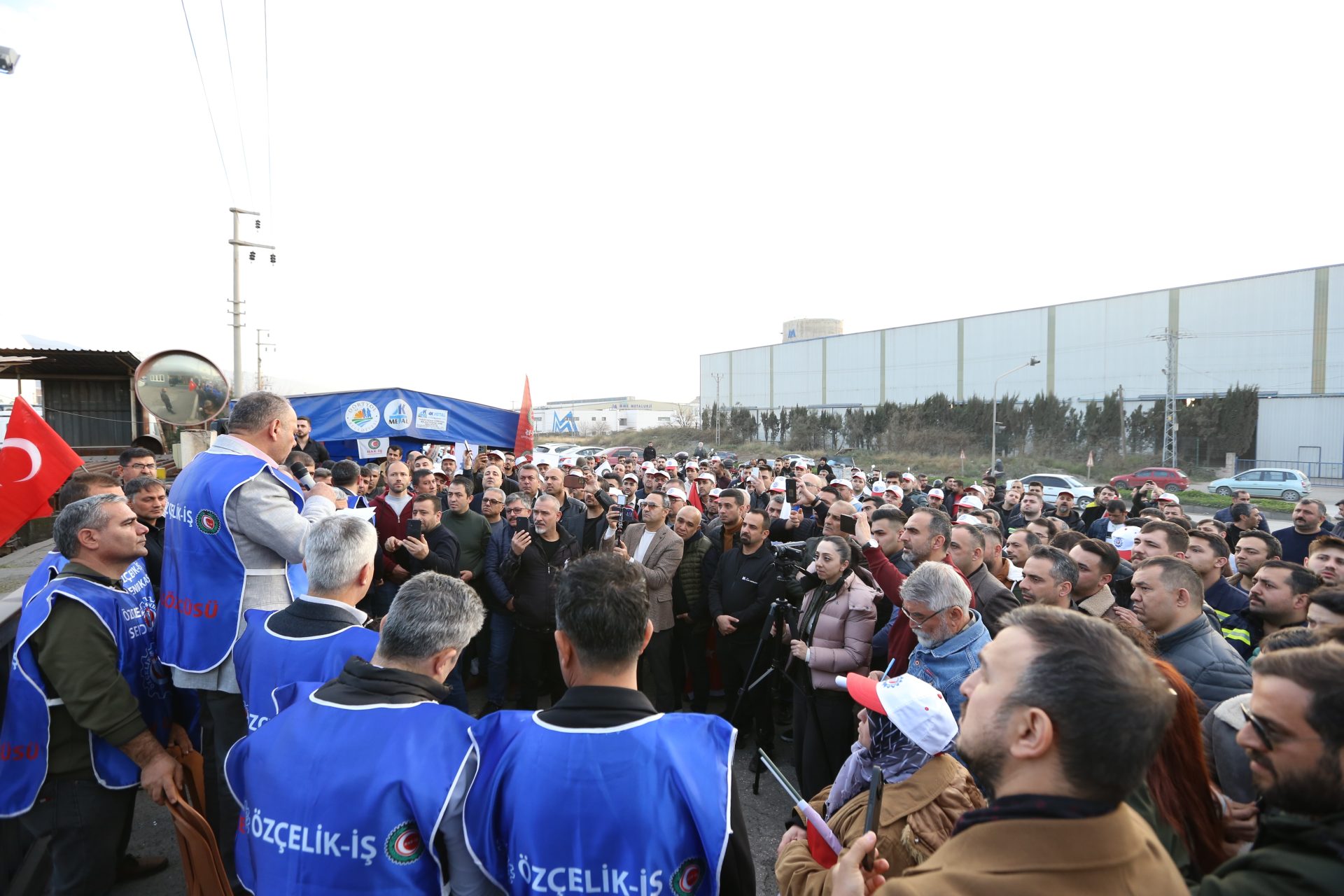 GENEL YÖNETİM KURULUMUZ GREVE ÇIKTIĞIMIZ YOLBULAN’DAKİ ÜYELERİMİZLE BULUŞTU