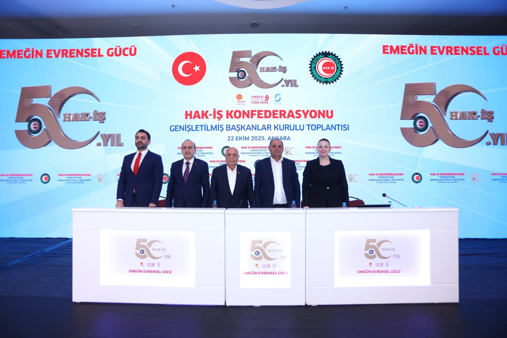 GENEL YÖNETİM KURULUMUZ HAK-İŞ GENİŞLETİLMİŞ BAŞKANLAR KURULU TOPLANTISINA KATILDI