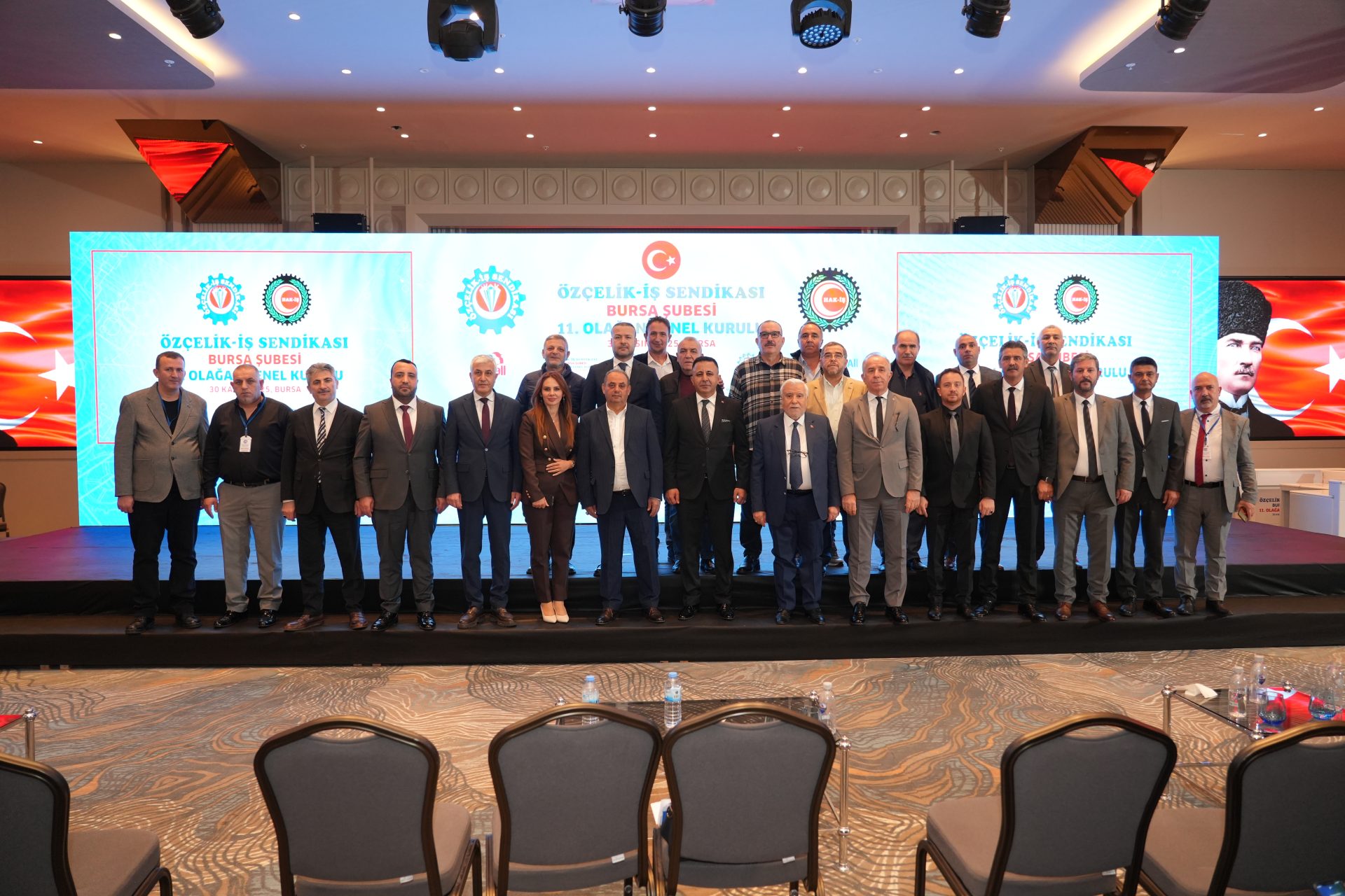 BURSA ŞUBE BAŞKANLIĞINA MUSTAFA ÇÖLCÜ YENİDEN SEÇİLDİ