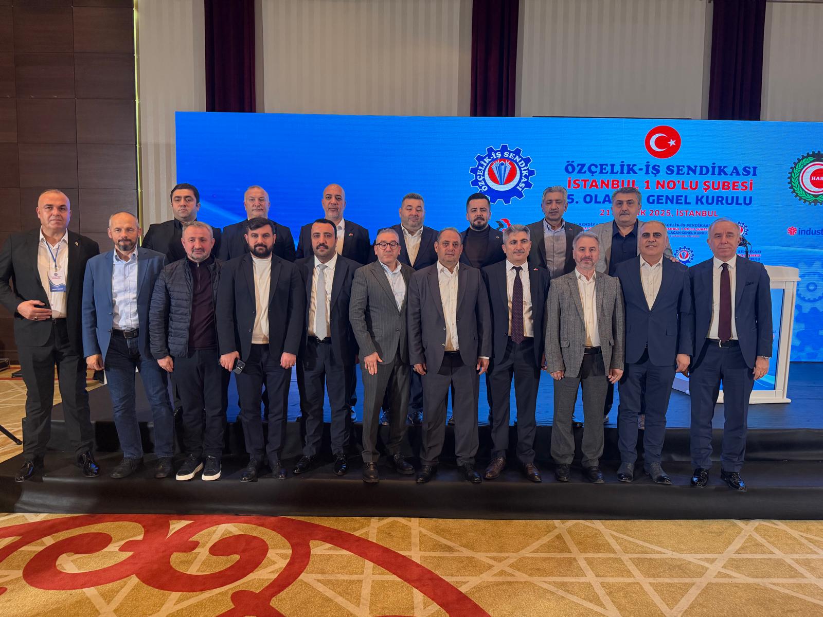 İSTANBUL 1 NO’LU ŞUBE BAŞKANLIĞINA AHMET ÇOLAK YENİDEN SEÇİLEREK GÜVEN TAZELEDİ