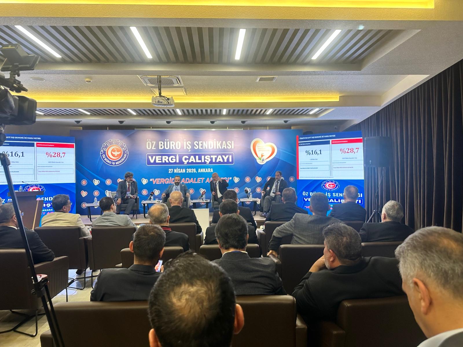 GENEL BAŞKAN YARDIMCIMIZ AYDIN BAYSAL ‘VERGİDE ADALET’ ÇALIŞTAYINA KATILDI