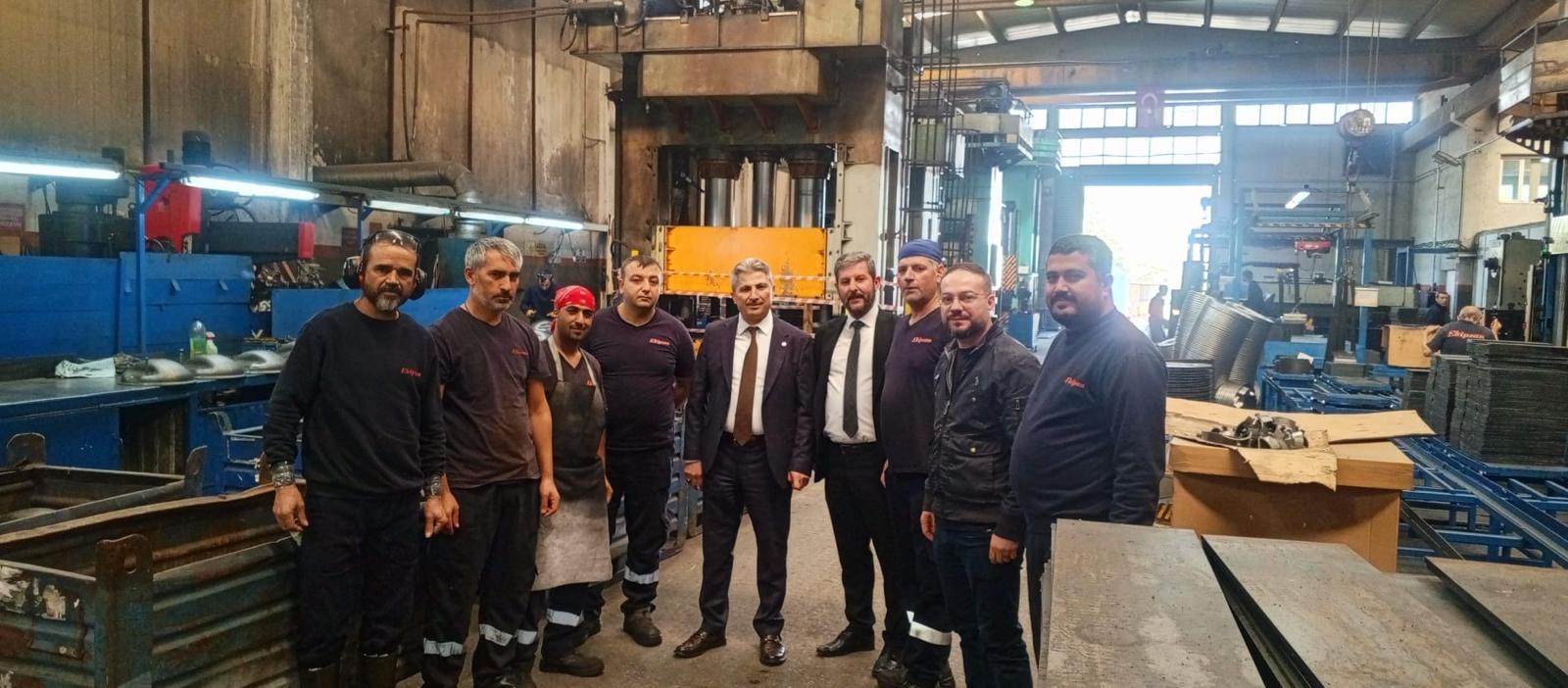GENEL BAŞKAN YARDIMCIMIZ AHMET ÇOLAK EGE’DEKİ ÜYELERİMİZİ TEZGAH BAŞINDA ZİYARET ETTİ